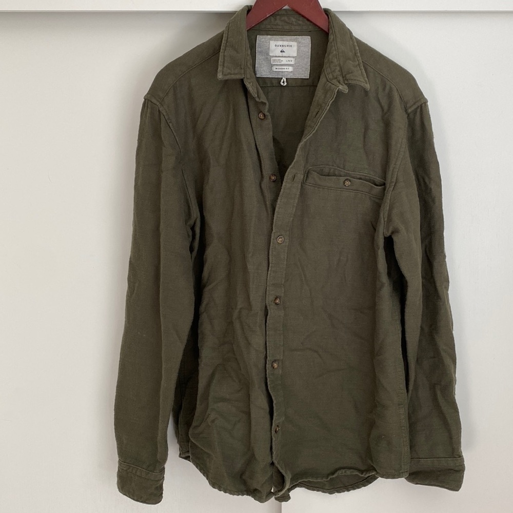 Quicksilver Men’s Large Midweight Cotton Shirt